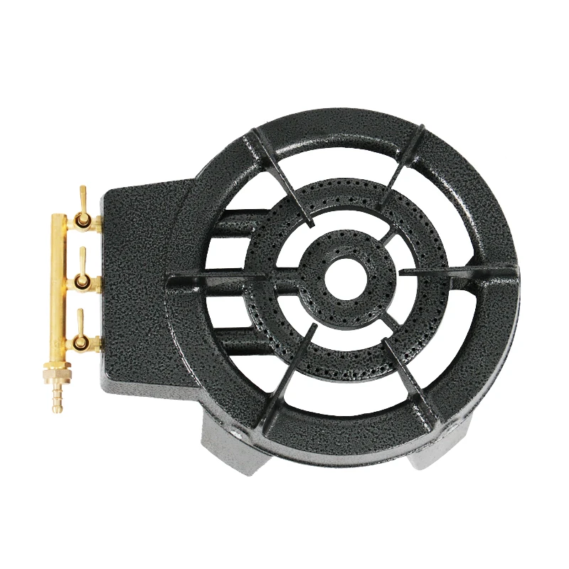 Manufacturer High Pressure Gas Cooker Burners Cast Iron China Single 5kw Novel Design China Factory Price Indian Gas Stove 5200