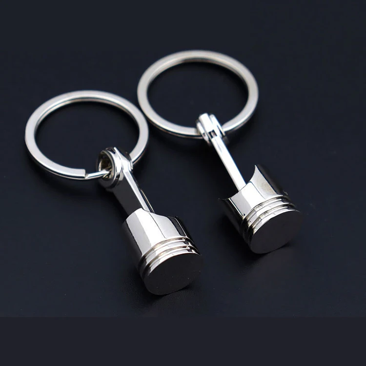 car pendant hanging metal alloy keychains metal keychain custom metallic gift box motorcycle accessories helmet