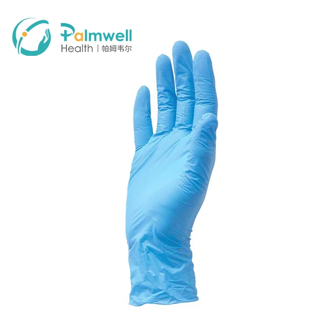 Food contact safe examination gloves nitrile powder free examination gloves medical gloves