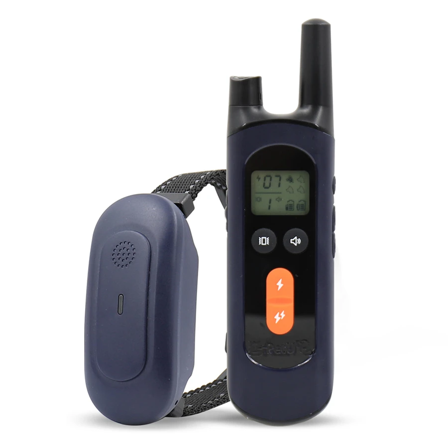 Лидер продаж на Amazon, ошейник для дрессировки собак, перезаряжаемый вибрационный ошейник для лая собак