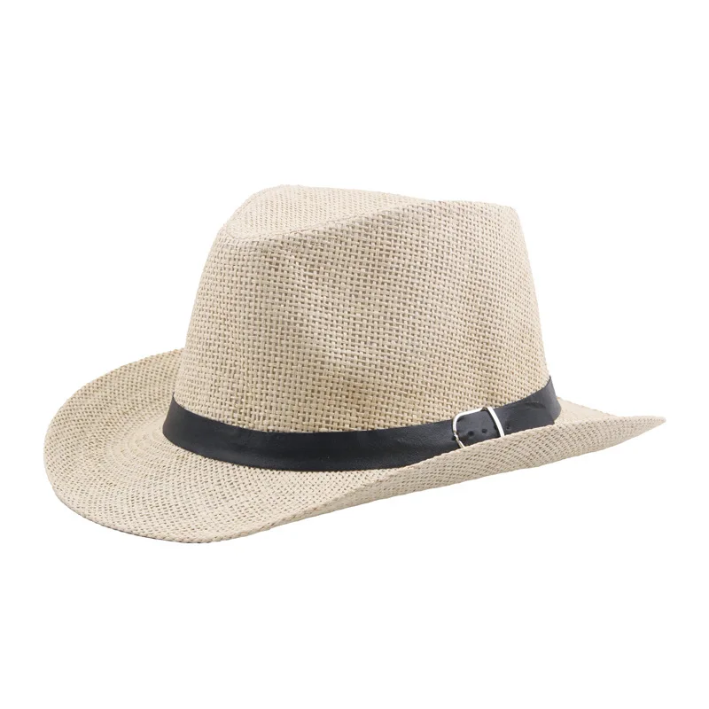 HT-319 Paper Weave Straw Beach Hats Women High Quality Straw Cowboy Hats Materials Design