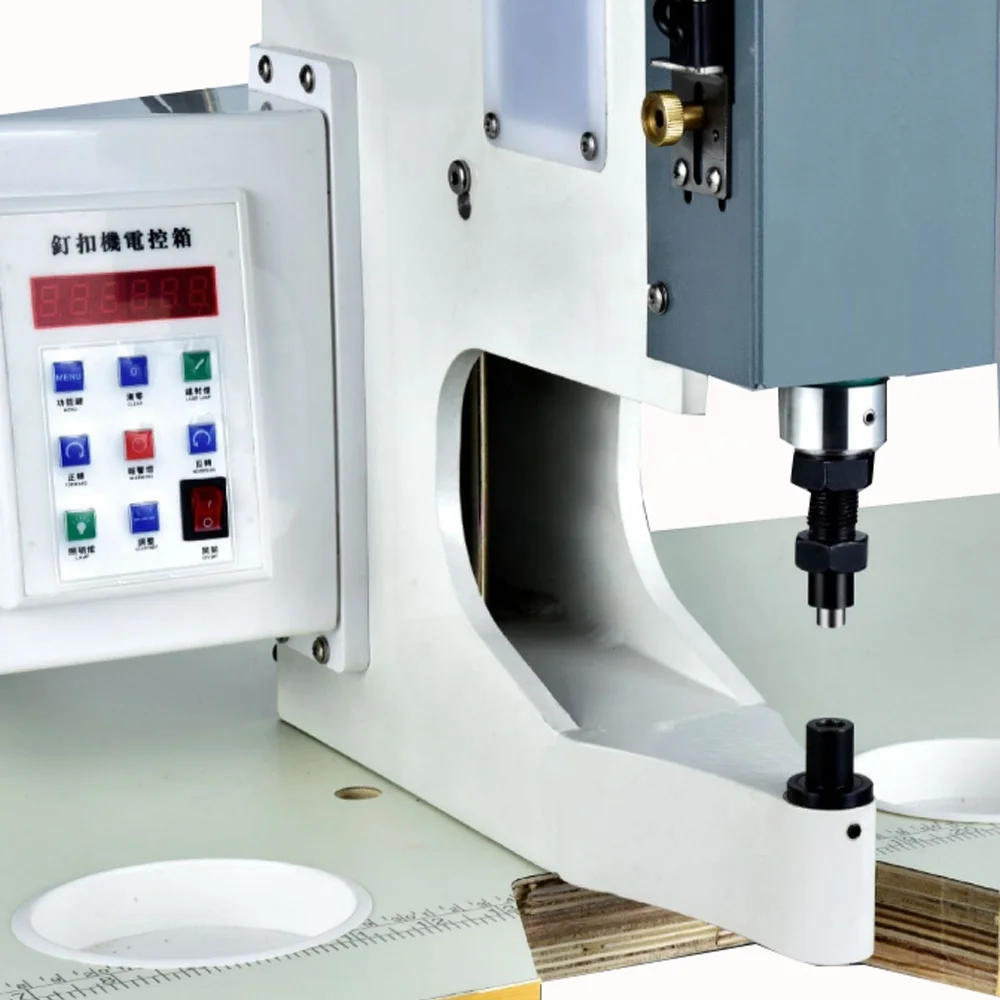 Automatic Eyelet Machine Automatic Grommet Machine Eyelet Puncher attacher  apparel bags shoes car mat holes punching  Machine