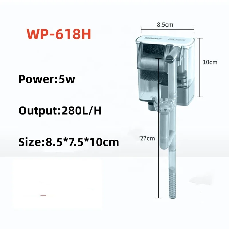 SOBO WP-206H/618H/628H/638H внешний фильтр для аквариума небольшой водопад Циркуляционный водяного насоса