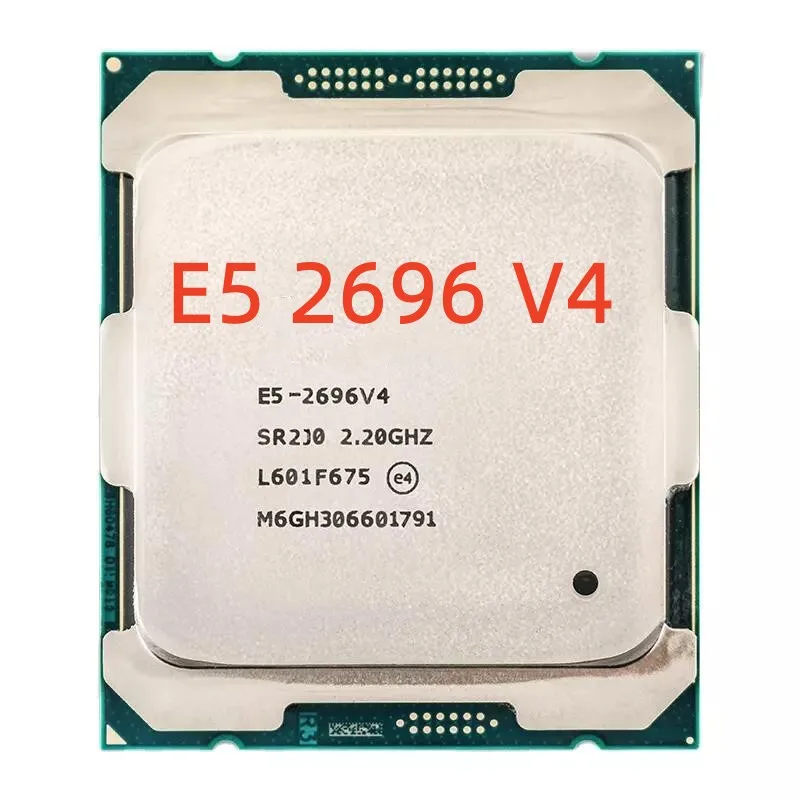 Серверные процессоры E5-2650V4 2 ГГц 12 ядерный процессор E5-2696 V4 E5-2696V4 22-ядер 20 55MB 14nm LGA2011-3 E5 2696