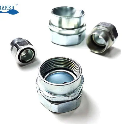 Zinc Alloy Liquid Tight Waterproof Stainless Galvanized Steel DPN Flexible Conduit Connector