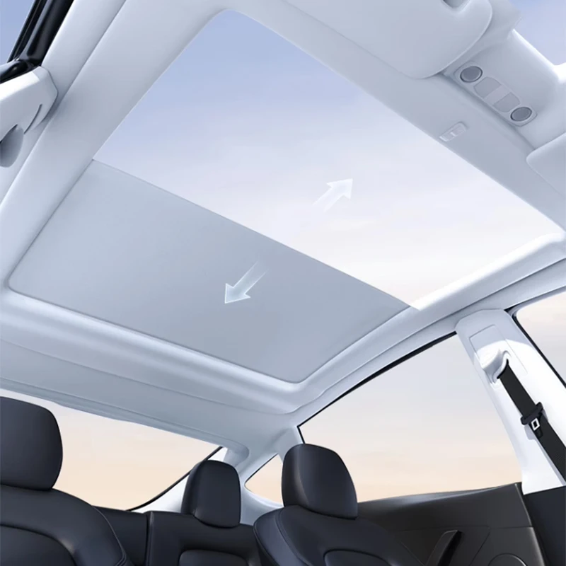 Automatic sunshade suitable for Tesla Model Y/3 glass from 2019 - 2024 block ultraviolet rays and maintain freshness accessories