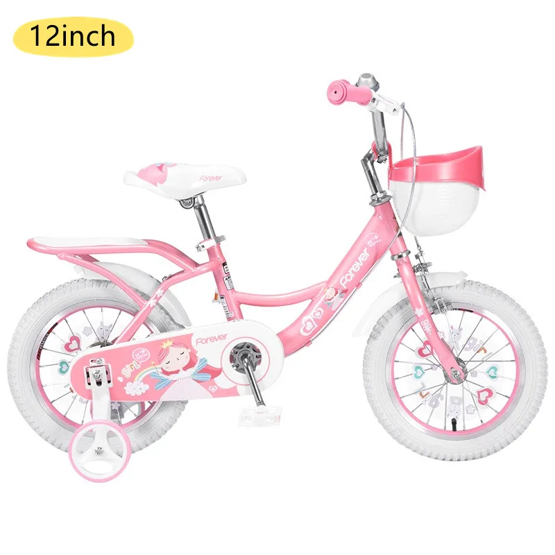 12 дюймов 14 дюймов Заводская оптовая цена розовое платье принцессы для девочек цикл велосипеды детский велосипед