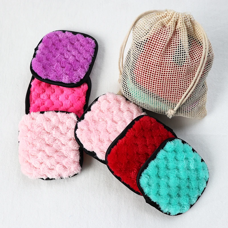 Многофункциональный Глубокое очищение волшебной красоты микрофибры Моющиеся средство для снятия макияжа с тормозные колодки