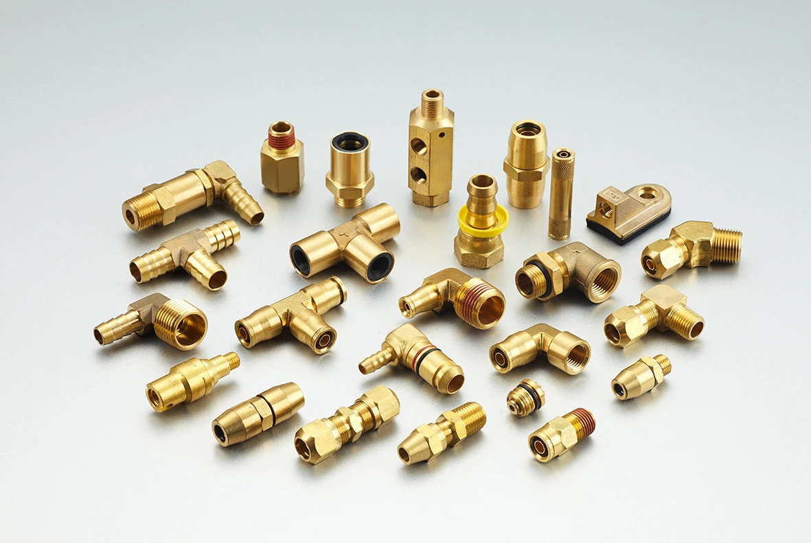 DOT Approved Brass Tube Union Fittings - Ideal for Copper Pipe Connections