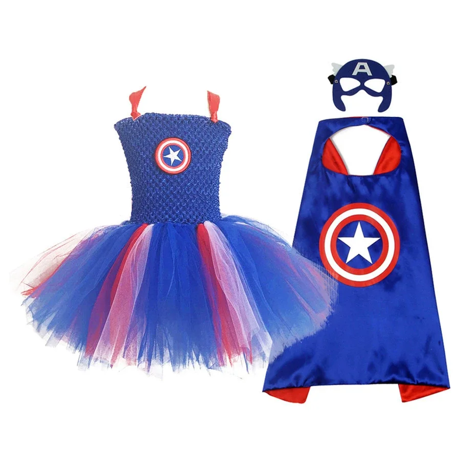 2021 New Cute Anime Hero Character Design Super Girls Cosplay Costume Halloween Party Hero Costumes for Kids