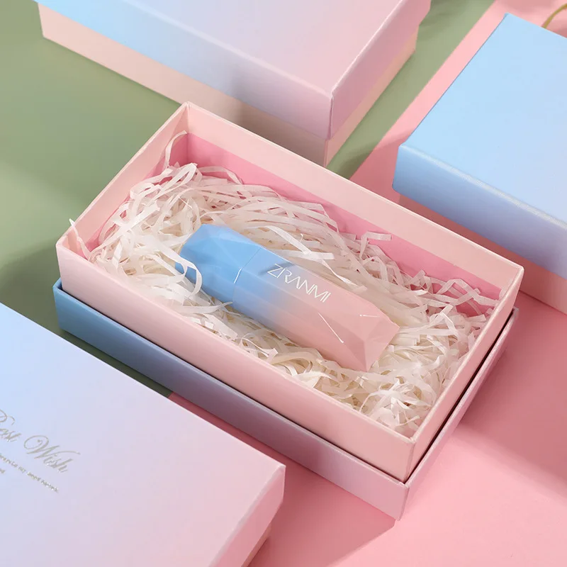 Biodegradable Specialty Lip Rouge Paper Packaging Box Elegant Custom Printing Logo Color Lip Gloss Lipstick Empty Gift Box