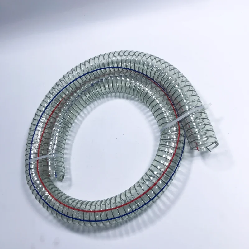 high pressure water liquids granules pvc braided transparent hose flexible water 1 2 inch stainless steel braided flexible hose