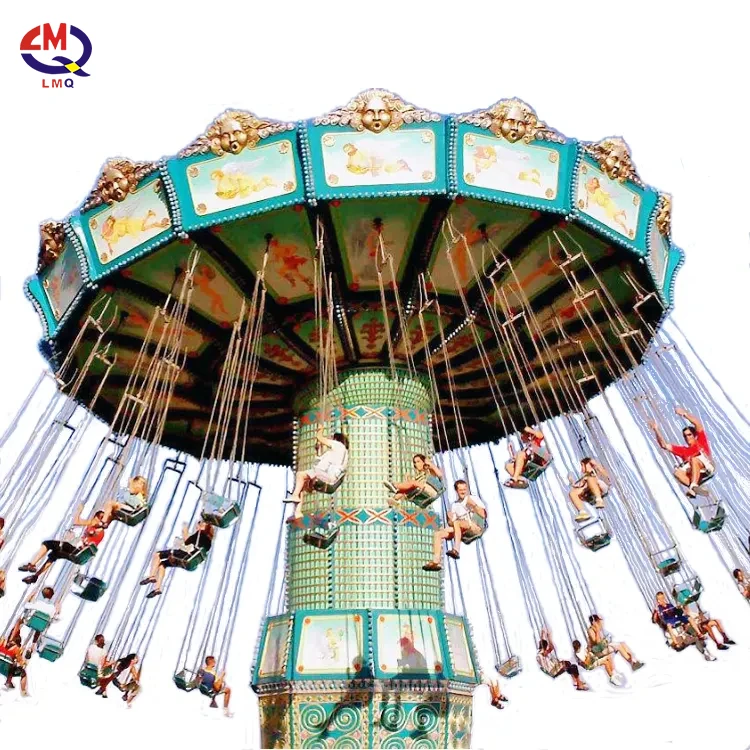 Парк развлечений качели аттракционы Электрический взрослый тематический парк игры летающий стул для продажи