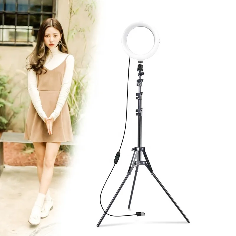 Wholesale Beauty Photographic Lighting Selfie LED Ring Light 10 inch