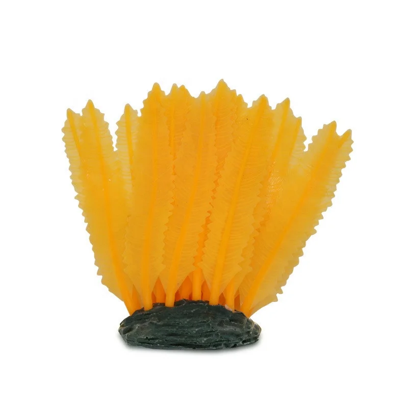 Silicone aquarium fish tank ornament grass artificial water seaweed lawn landscape decor