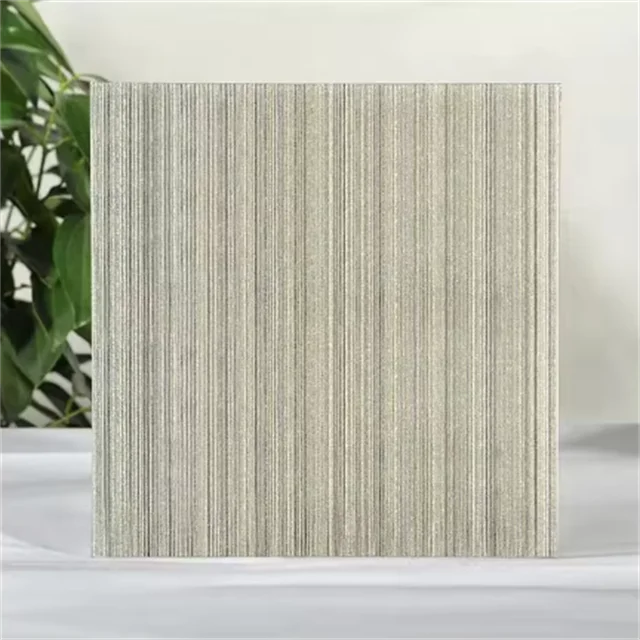 Decorative glass, tempered art glass, translucent tempered safety decorative wired glass