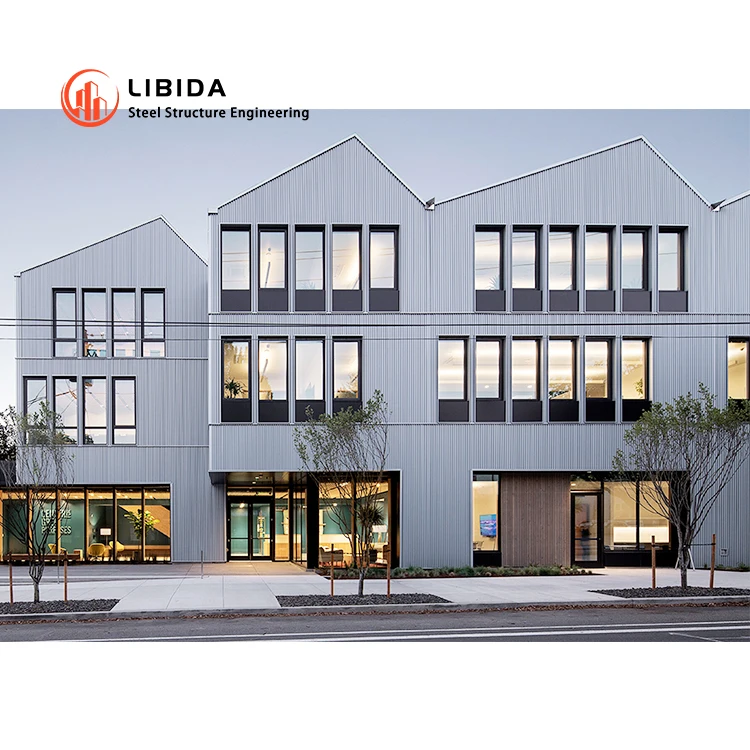 Multi-Storey Modular Metal Frame Building Fast Build Prefab Steel Structure Student Apartment Studio Buildings