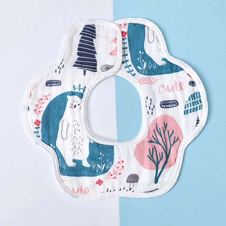 100% Cotton Baby Bibs Baby Girls boys Bibs & Burp Cloths Baby Clothing Product Wholesale