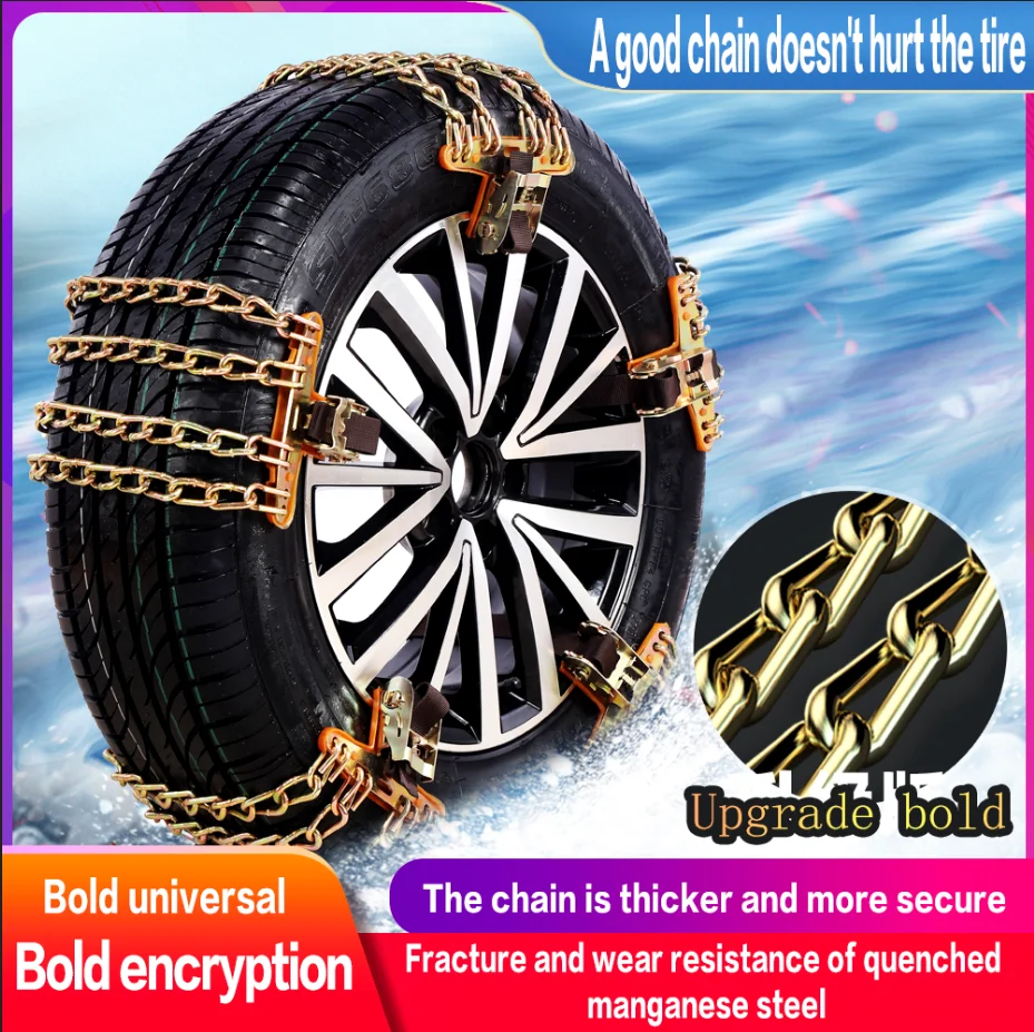 Car snow chain Auto Emergency Tool  for car tires