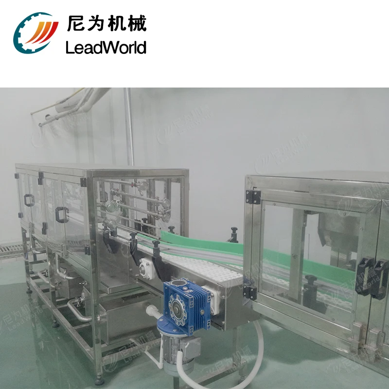 Full Automatic Canned Carbonated Soft Drinking Liquid Water Jam Bottling Plastic Glass Bottle Can Washing Machine