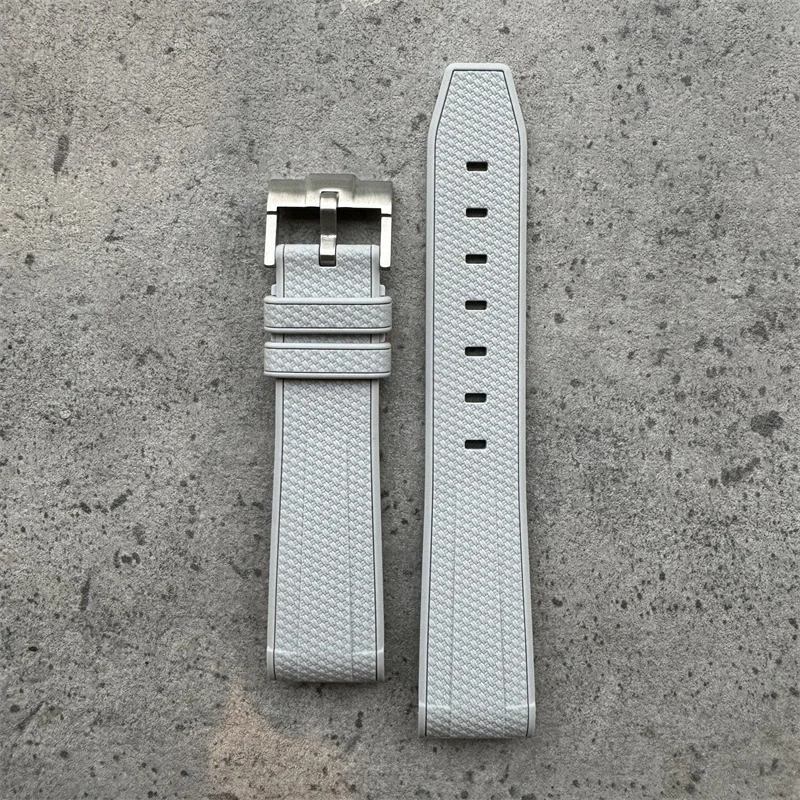 PEITONG Classics Black White Grey color Fashion Rubber Watch Strap Silicone Bands For Omega X Moon Swatch