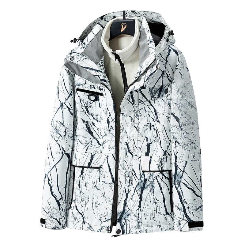 Waterpoof Hoodie Ski Snowboard Jacket Men Women Skiing Clothes Lightweight Woman Jacket