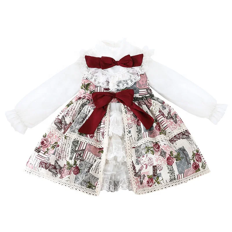 Little Girls Lolita Spanish Princess Dresses for Special Occasions Cosplay Costume 6 to 14 Years