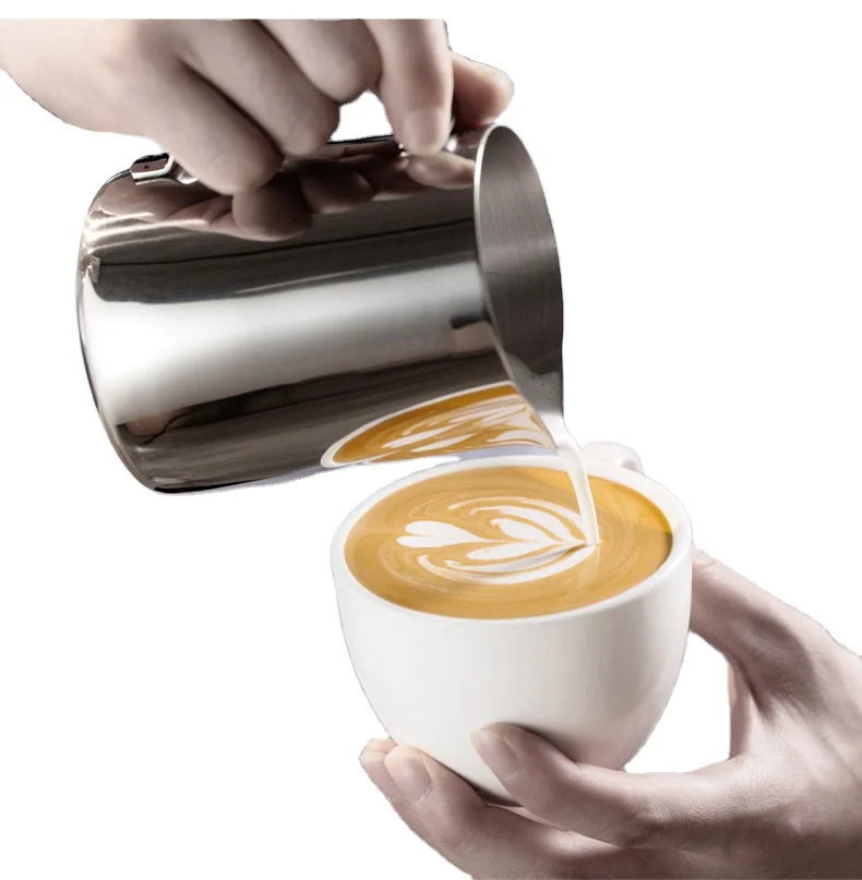 coffee milk jug  stainless steel milk frothing pitcher coffee steaming milk Jug frother pitcher