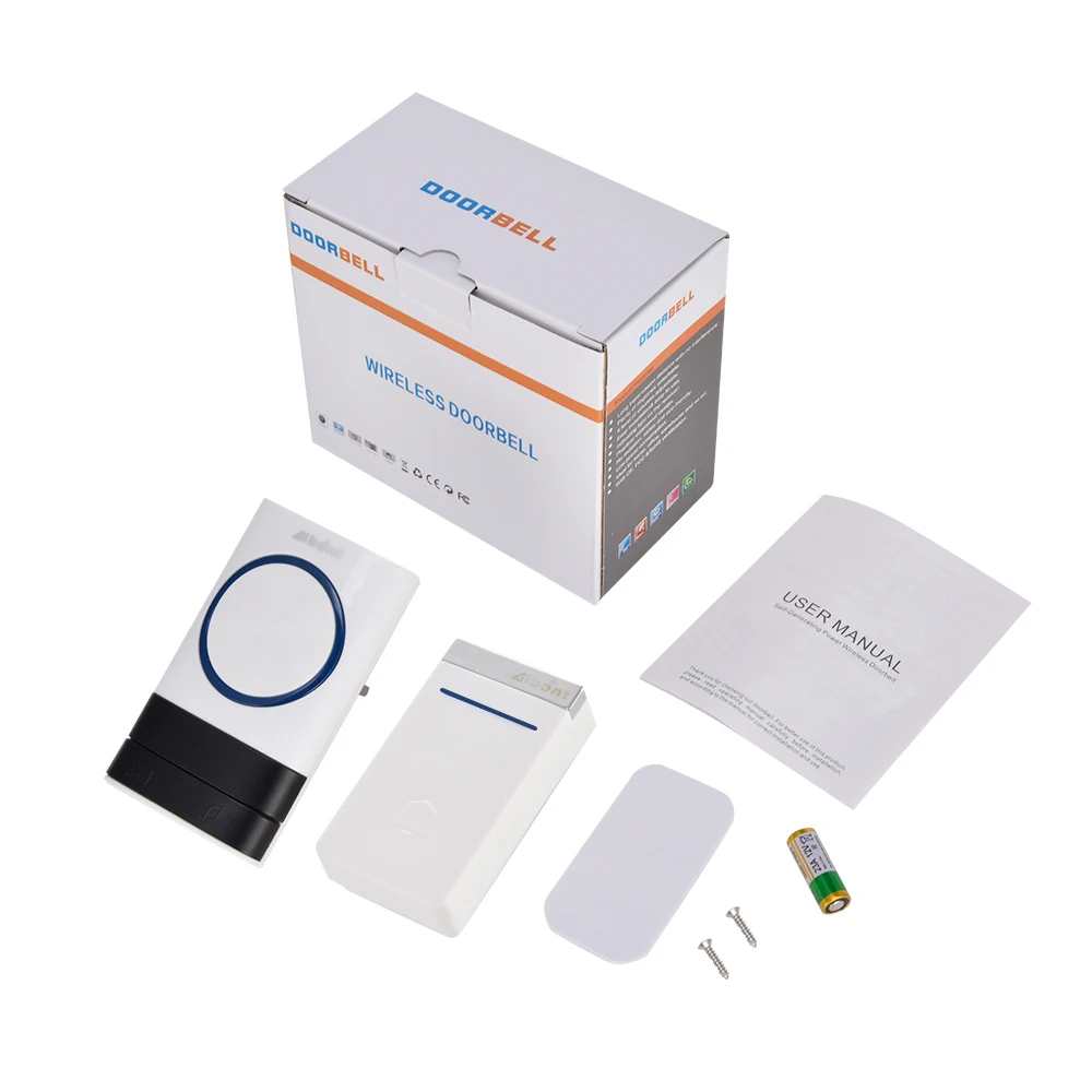 Wireless Self-Electric Door Oem Smart Door Bell Home Wireless Doorbell Security For Home Villa Office Apartment