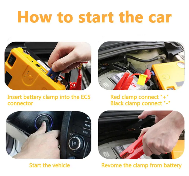 wholesale 12V 12000Ma Auto EPS Emergency Start Power 800a  Car Charger jump starter