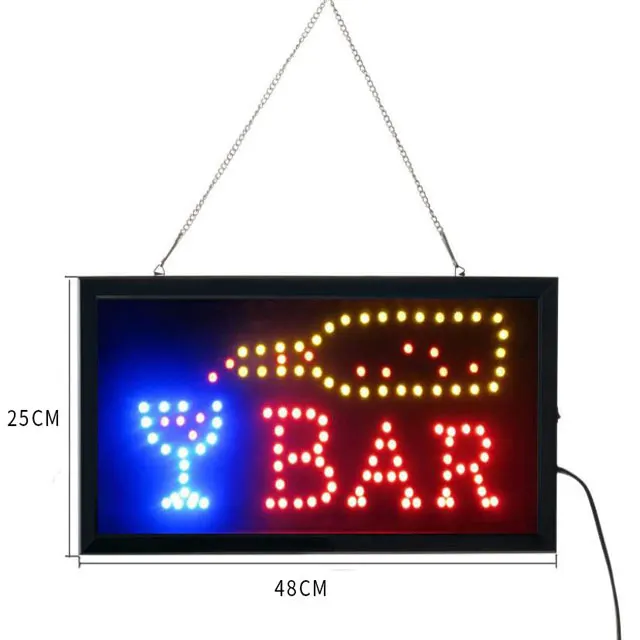 led bar signs bar open sign led neon light sign