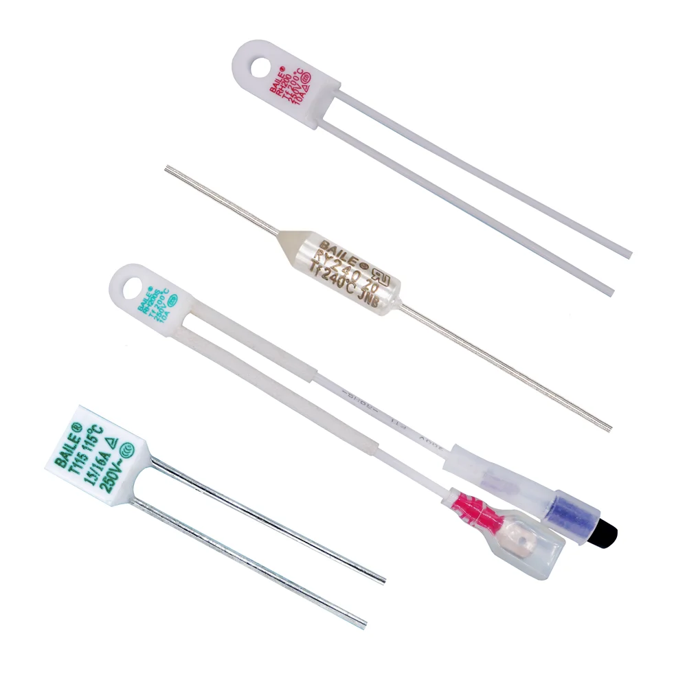 BAILE high quality RY series thermal cutoffs 10A 15A  250V thermal fuse for home appliance