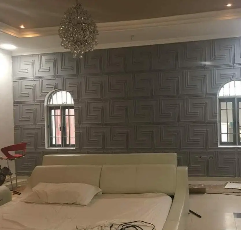 PVC Ceiling Plastic Panels Walls 3D