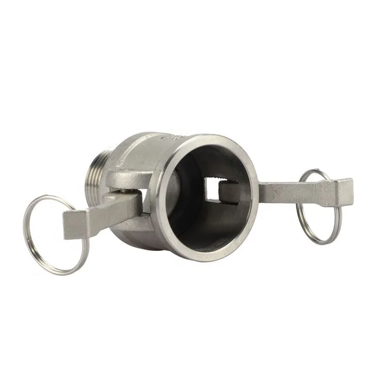 China supplier type B 304 stainless steel  female camlock x male pipe NPT