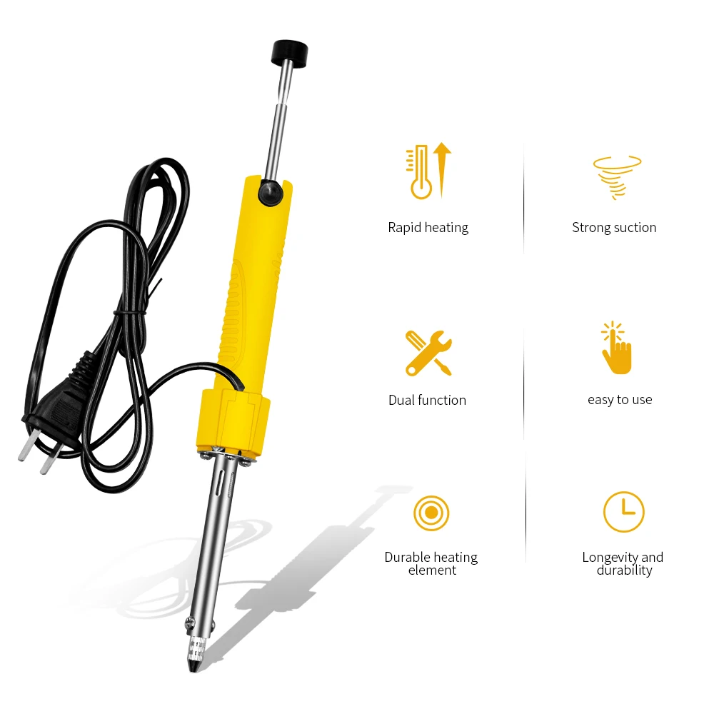 2 in 1 Electric Suction Tin Gun & Electric desoldering Iron Pump for Motherboard Repair Tools