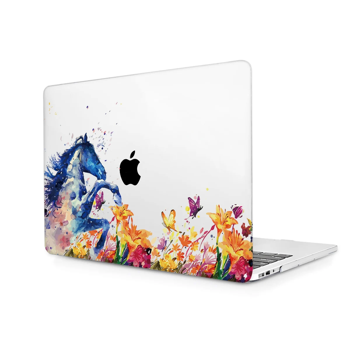 Hot Sale  Slim Hard Crystal Plastic 3D Printing Hard Air 13 Inch  Laptop Case Sleeve For Macbook