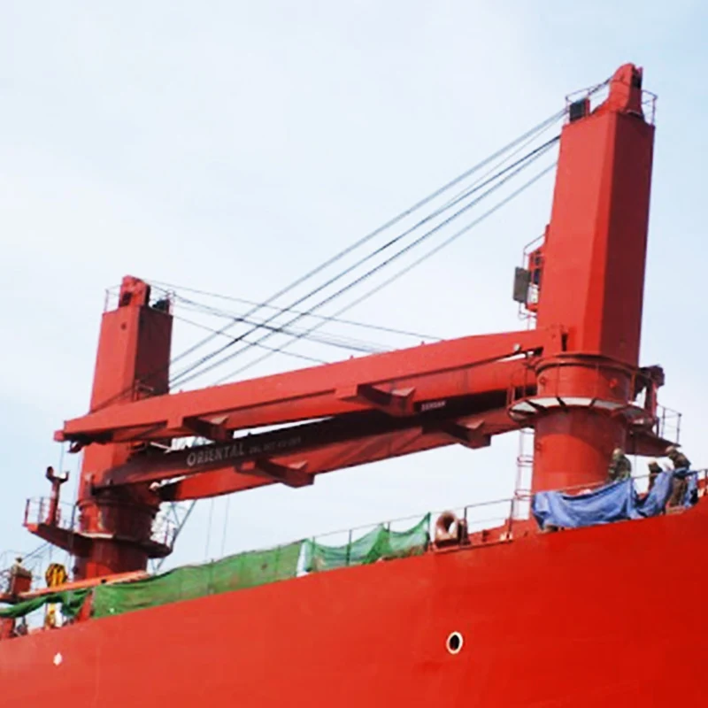 5 Tone 63ton Marine Crane Hydraulic Heavy Duty Marine Deck Crane Hydraulic Ship Crane for Sale