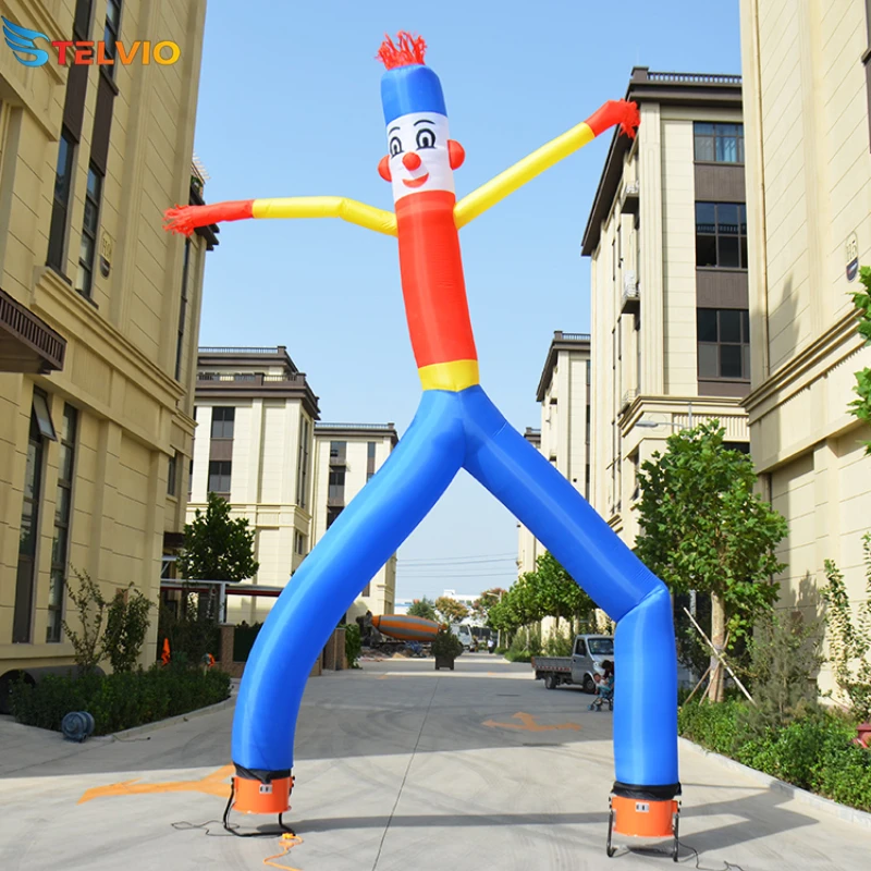 Inflatable Waves Sky Air Dancer Fly Guy Inflatable Air Dancer Costume Sky Dancing Man Tube With Blower