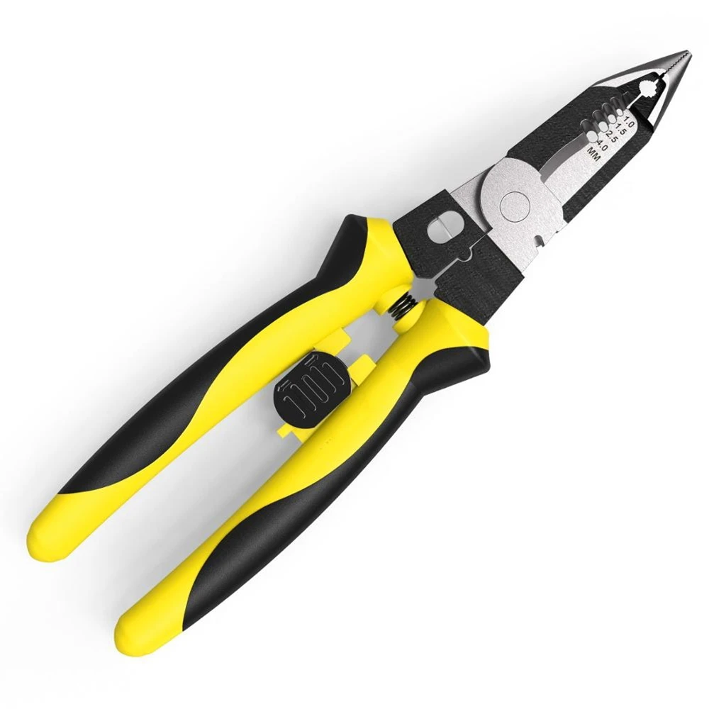 JNZ универсальные диагональные инструменты для аппаратного обеспечения инструмент для зачистки проводов клещи для снятия изоляции плоскогубцы для электриков