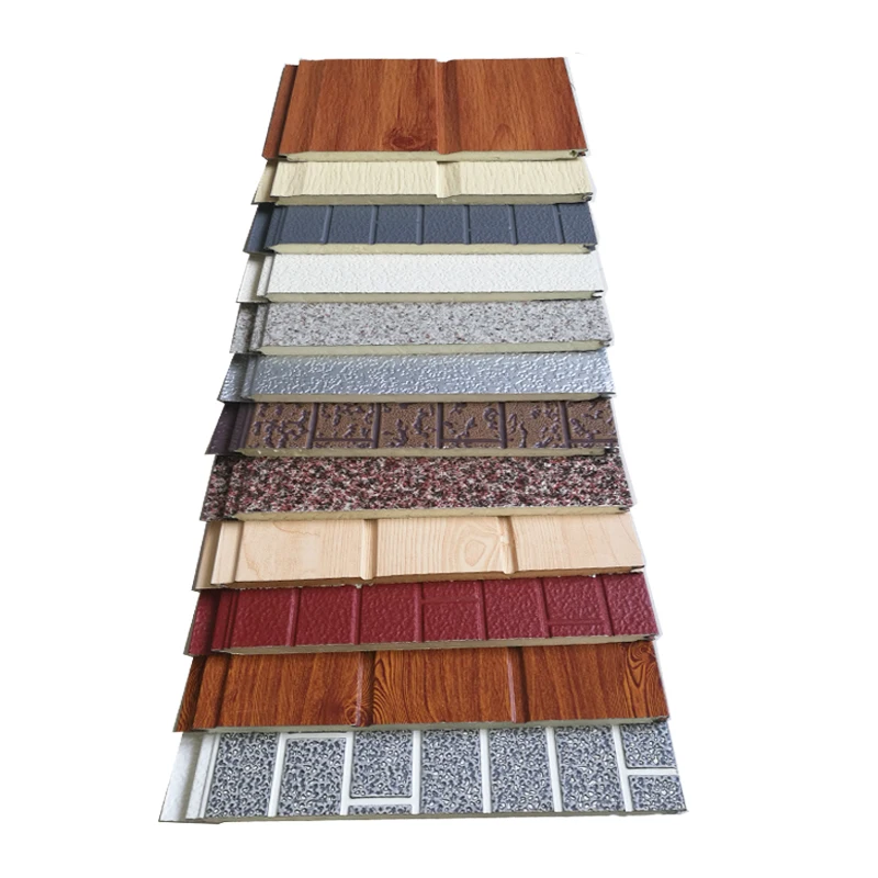 House wall cladding or facade pu decorative sandwich panel