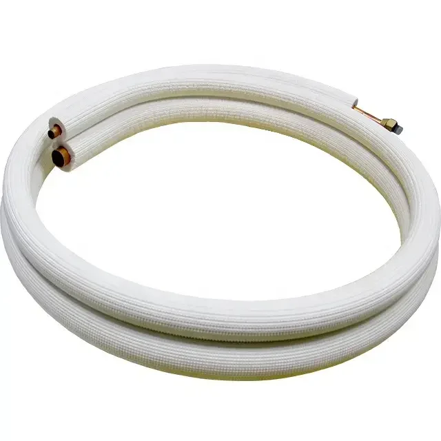 HVAC Air Conditioner Insulated Copper Pipe/Tube Air conditioning pipes C10100 C10200 C11000 99.9% Pure Copper Tube