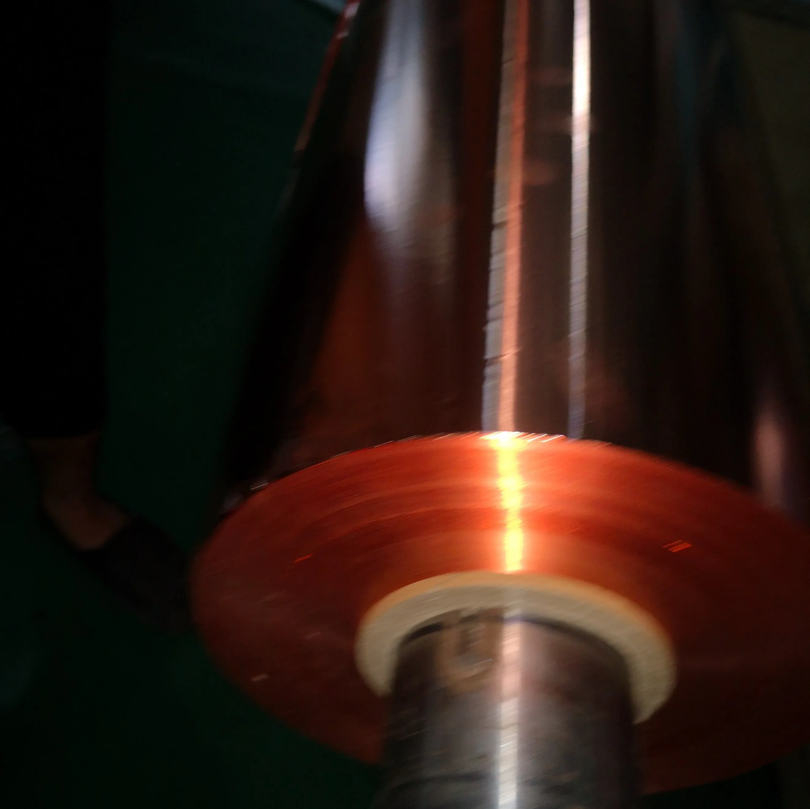 Blue foil Copper  polyester tape