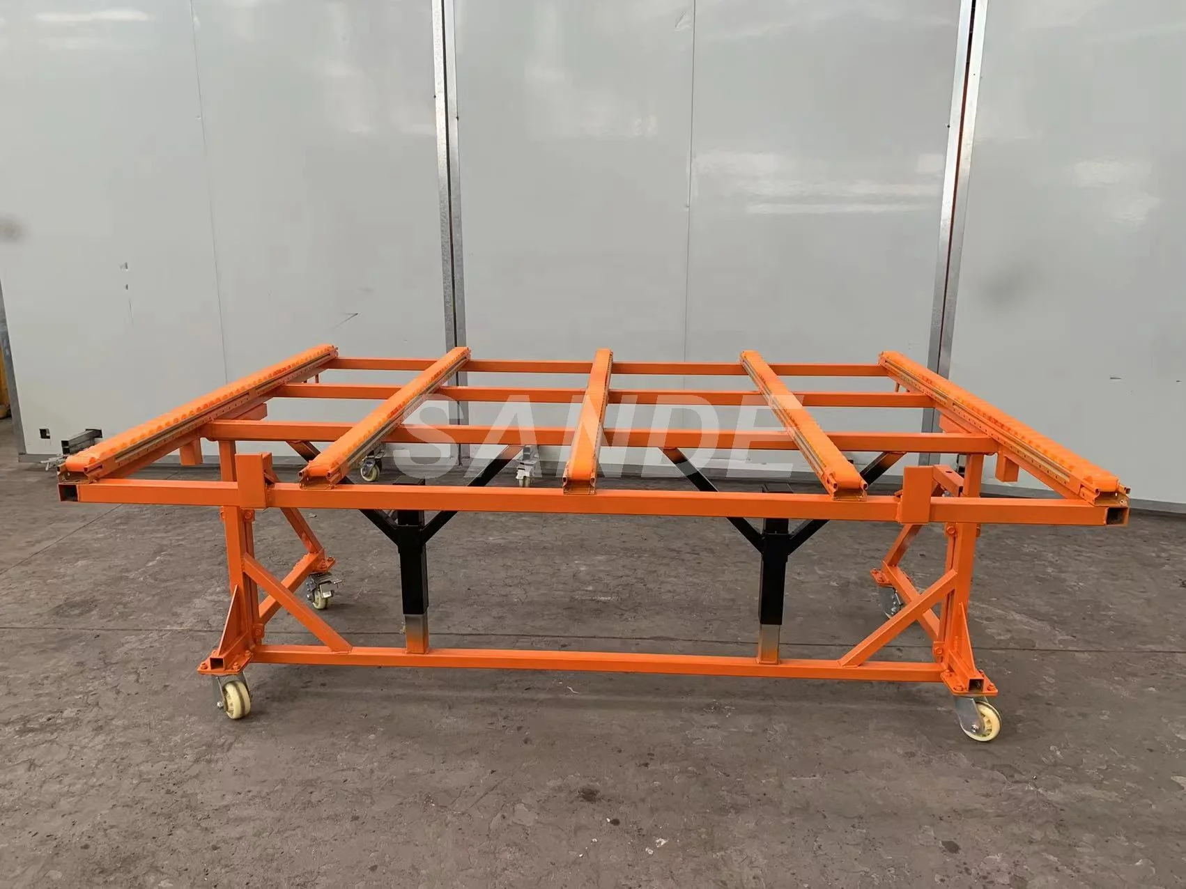 SANDE  marble slab transport cart trolley work table for granite marble stone slabs and glass