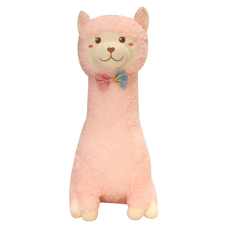 Rainbow Alpaca Pillow Plush Toy Doll Bed Pillow Manufacturers  Wholesale  Cushion Birthday Gift Home Decoration