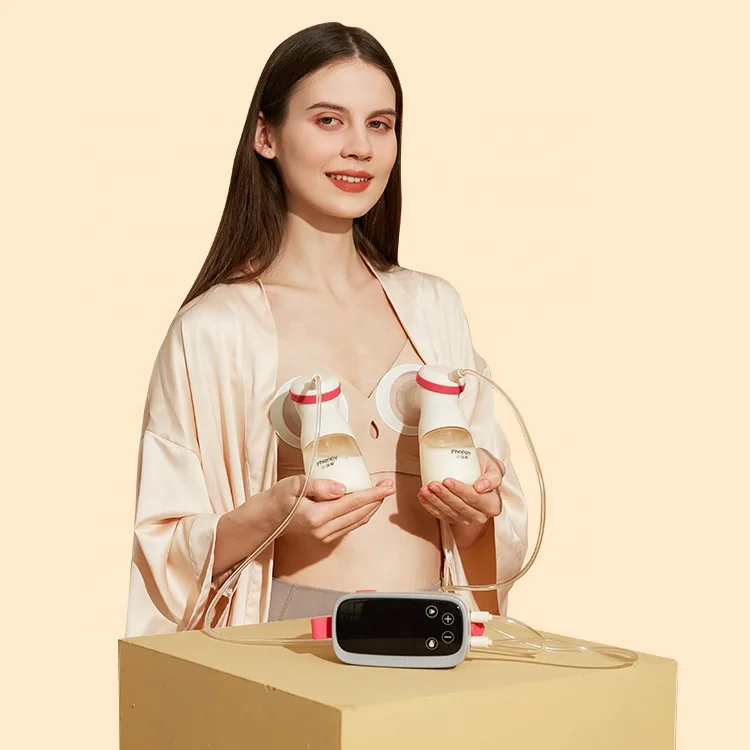 PH742100 Free Shipping Unique Vacuum Breast Pump BPA Free Woman LCD Breast Pumps 1 Piece Milk Pump Machine Supplies