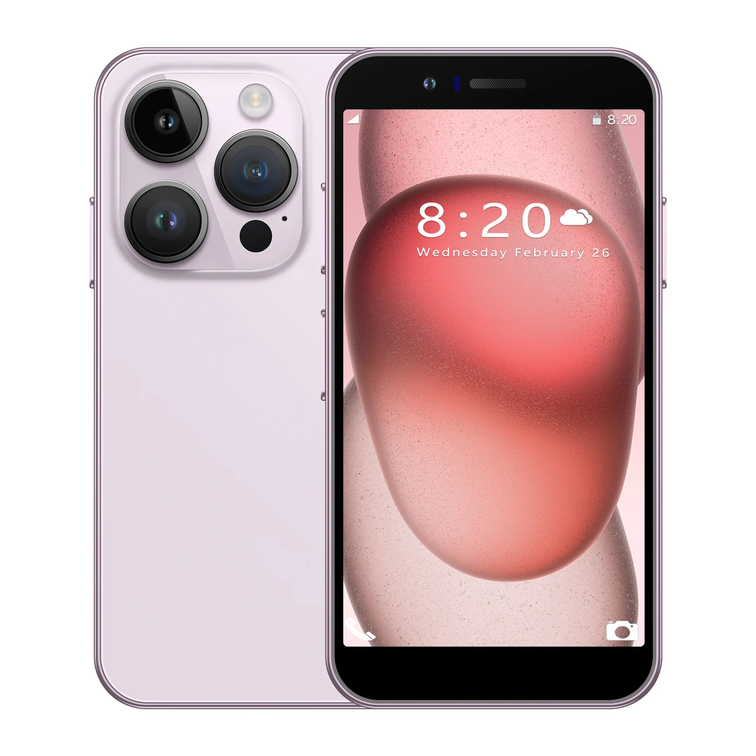 2024 Latest i15 mini Smartphone Cellphone 2+5mp Android 8.1 Suitable 3+64GB Wholesale Spot Dual Card Dual Standby