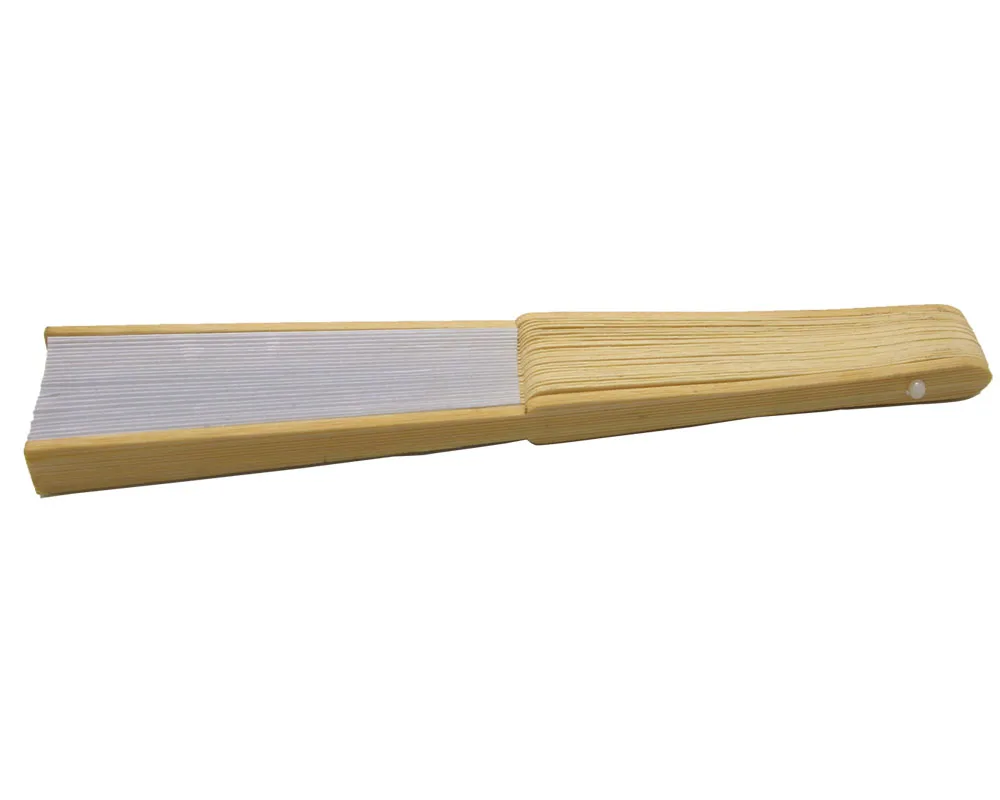 
wholesale custom personal bamboo paper folding hand fan 