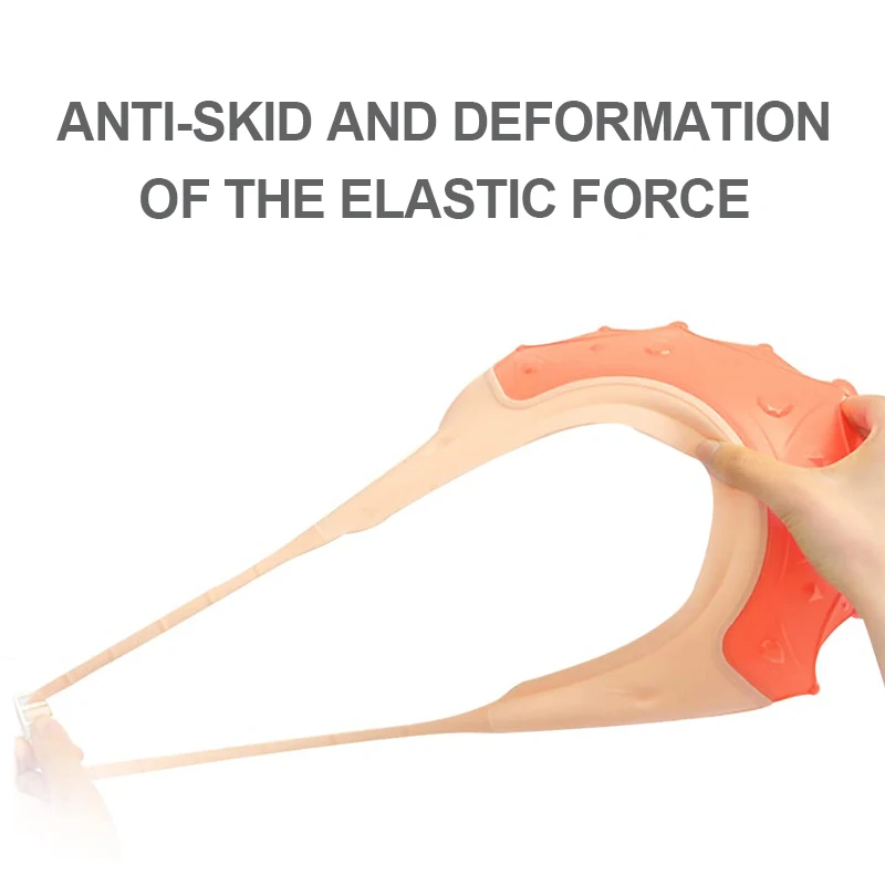 silicone baby bathing hat waterproof large baby shower cap for protector head eye ear shampoo caps visor hat for kids toddler