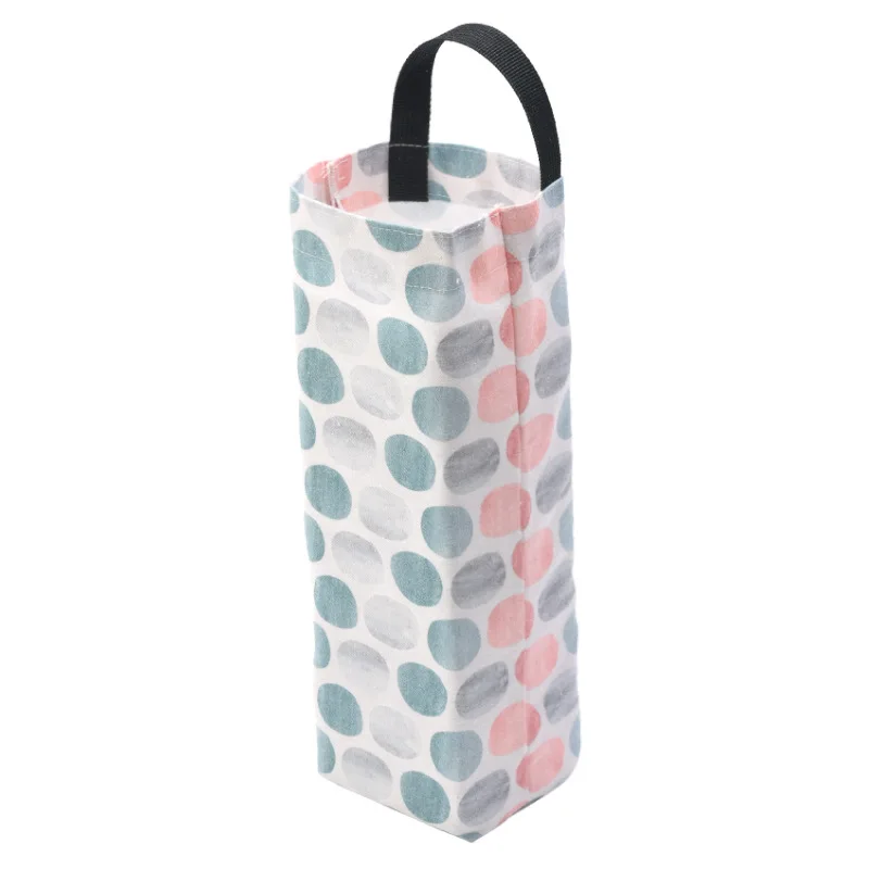Kitchen Garbage Bag Organizer Hanging Bag Color Blocking Extractable Organizer Clutter Storage Bag