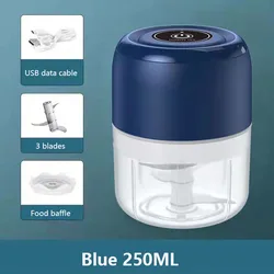 Mini 23w multifunction Mince Meat Grinder USB portable electric Food Mixer 250ml Household Meat Grinders